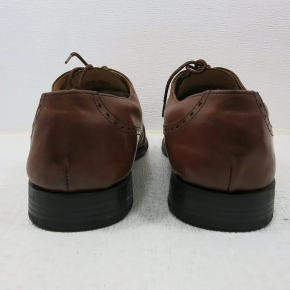 Stanley Blacker Split Top Two Tone Leather Dress Men's Footwear Oxfords Sz 15 M